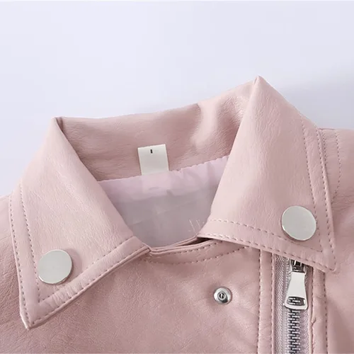 Vista 5 de Chaquetas de piel sintética para niños y niñas pequeños, abrigo de otoño e invierno para niñas