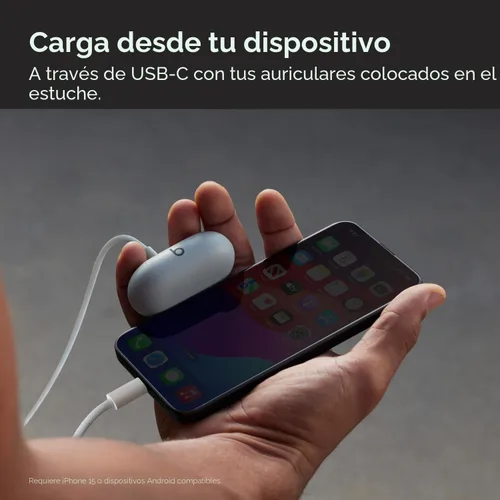 Vista 3 de Beats Solo Buds - Auriculares inalámbricos Bluetooth con cables de carga USB-C (1.5), color negro mate