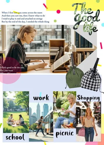 Vista 7 de Bolsa de almuerzo de lona con cordón, con aislamiento, estilo bento, reutilizable y duradera para mujeres Perfecta para la oficina, la escuela