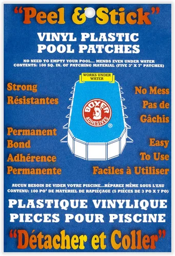 Vista 2 de Parches adhesivos Boxer de vinilo para piscina