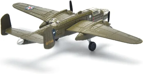 Vista 4 de DAGIJIRD Modelo de avión de aleación de simulación 1:200 Aleación WWII US B-25 Mitchell Bomber Avión