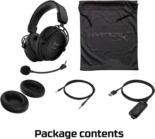Vista 9 de HyperX Cloud Alpha S - Auriculares para juegos de PC sonido envolvente 71 graves ajustables controladores de doble cámara mezclador de chat cuero