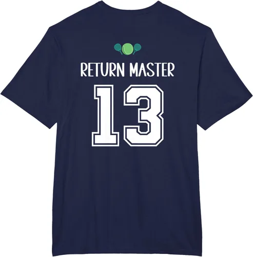 Vista 46 de Camiseta divertida del grupo de tenis de pádel para el equipo de pádel