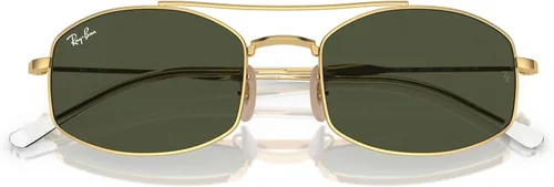 Vista 5 de Ray-Ban Unisex Sunglasses Gold Frame, Light Brown Lenses, 51MM