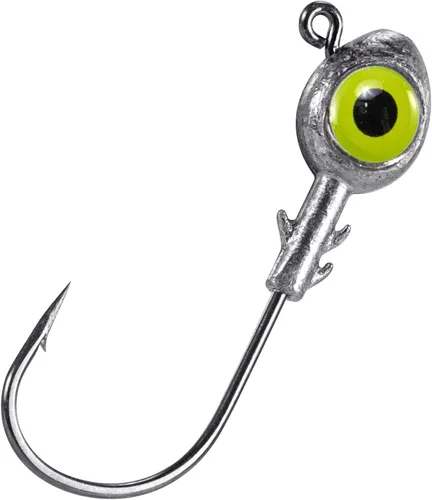Vista 10 de Dr.Fish Paquete de 10 Señuelos con Ojos de Pesca Ojos 3D Cabezas de Trucha Anzuelo para Lubina Señuelo Nadador de Agua Salada Cabezas de Jig de Agua