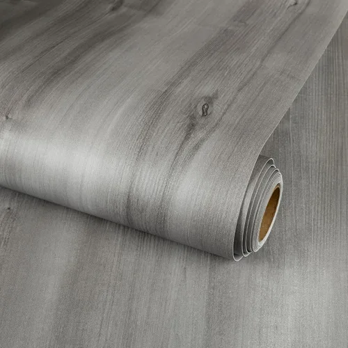 Vista 8 de Azulejos de suelo para despegar y pegar, suelo de tablones de vinilo blanco (Ash White)