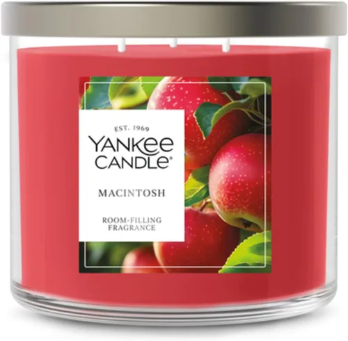Vista 10 de Yankee Candle Vela perfumada de cereza negra, tarro de vela de 3 mechas de 14.5 onzas con hasta 40 horas de tiempo de combustión, regalo Granate