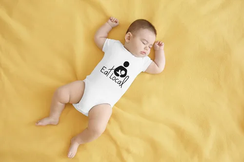 Vista 21 de AW Fashions Eat Local - Body para bebé, divertido y adorable mameluco para recién nacidos, traje unisex