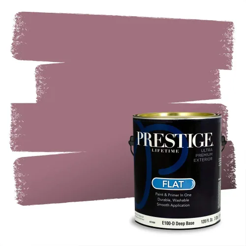 Vista 498 de Prestige Paints Pintura exterior e imprimación en uno, 1 galón, plano, coincidencia comparable de Valspar* Amber Rose*