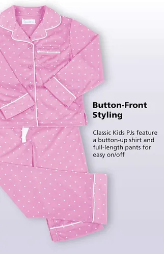 Vista 5 de PajamaGram Pijamas para niños - Pijamas con botones para niños