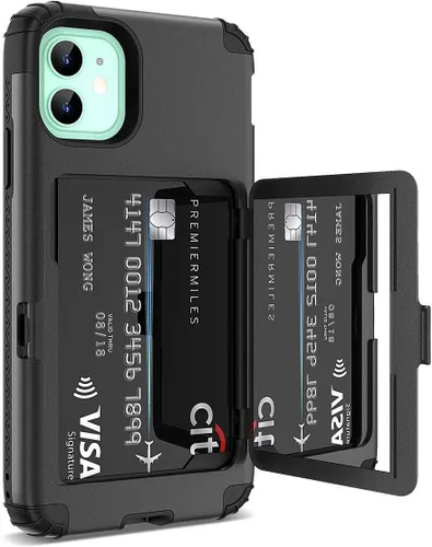 Vista 13 de ORIbox Funda compatible con iPhone 11, resistente a los golpes, anticaídas, transparente