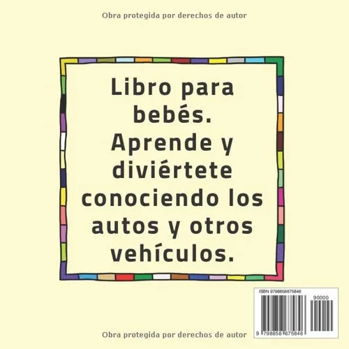 Vista 2 de Libro infantil "Coches y otros vehículos" Cuadros para niños "Coches y otros vehículos" (Fotos para niños) (Spanish Edition)