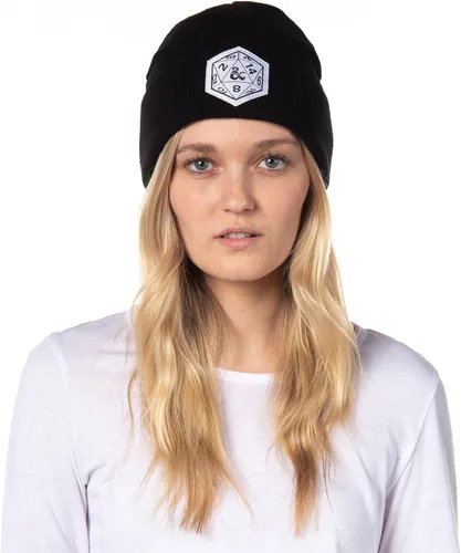Vista 5 de Dungeons and Dragons Beanie D20 Dados Cuff Knit Beanie Hat Skull Cap Negro, Negro