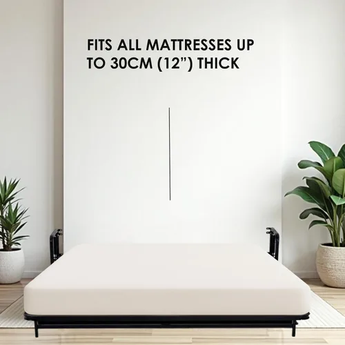 Vista 7 de Cama Murphy - Cama Murphy Queen - Cama plegable - Vertical - 60" x 80" - Clásica
