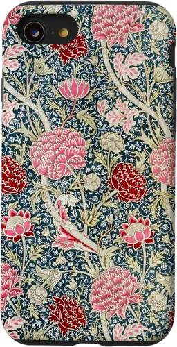 Vista 18 de iPhone 16 Cray - William Morris Art Nouveau Pattern Case