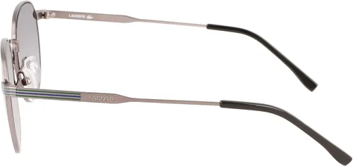 Vista 3 de Lacoste L251S - Gafas de sol ovaladas color gris plomizo oscuro talla única Semimatte Dark Gunmetal