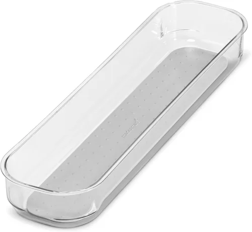 Vista 10 de madesmart Organizador de almacenamiento mediano transparente, forro de agarre suave de alta calidad, base antideslizante, para utensilios de cocina