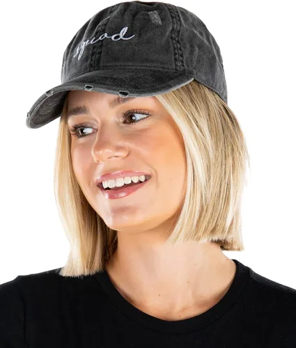 Vista 7 de Gorra de béisbol unisexual de algodón de perfil bajo para papá vintage desgastado Funky Junque
