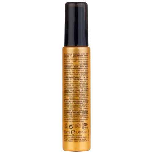 Vista 2 de Tahe Gold Secret - Suero para el cabello con queratina activa y oro líquido, 1.7 fl oz