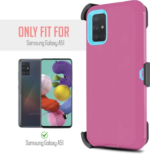 Vista 2 de Jackpot - Carcasa inalámbrica diseñada para Samsung Galaxy A51 5G (no compatible con Galaxy A51 4G versión], funda resistente de cuerpo completo