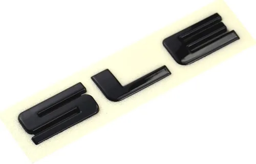 Vista 3 de Aimoll 1 placa de identificación de letras SLE de repuesto para Chevrolet Cruze Silverado (negro)