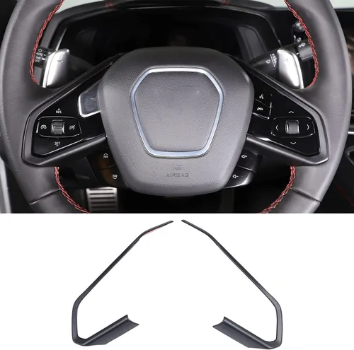 Vista 7 de Cubierta de marco de botón de tablero compatible con Chevrolet Corvette C8 Z06 2020-2025, accesorios de decoración de coche
