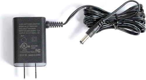 Vista 2 de VideoSecu Fuente de alimentación 12V DC 500MA regulada CCTV cámara de seguridad AC a DC adaptador de corriente WVM