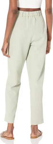 Vista 2 de The Drop Abby Pantalón frontal plano para mujer