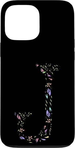 Vista 24 de Letter J Floral Monogram Vintage Initial Personalized Gift Case for iPhone 17
