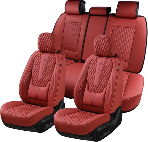 Vista 23 de Coverado Fundas de asiento delantero, fundas de asiento delantero de automóvil, fundas de asiento de piel de napa para automóviles, fundas