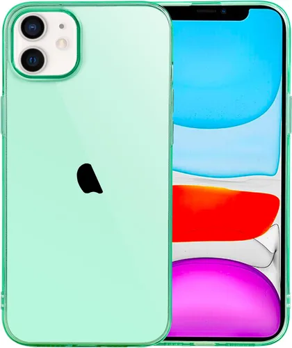 Vista 19 de JJGoo Funda compatible con iPhone 11, color negro transparente, suave, absorción de golpes, antiarañazos, a prueba de golpes, funda protectora