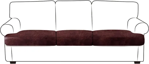 Vista 37 de ANARACHON Fundas de cojín de sofá con aspecto de cuero, juego de fundas de asiento de sofá, protector de muebles para sillón seccional, sofá biplaza