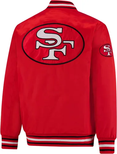 Vista 3 de Ultra Game Chaqueta de satén oficial de la NFL Supreme Heritage para hombre