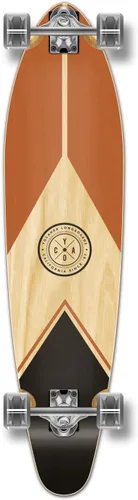 Vista 22 de Yocaher Earth Series - Patinetas completas Longboard con BlackWidow Premium 80A Grip Tape Aluminio Truck ABEC-9 Rodamiento 2.756 in Ruedas