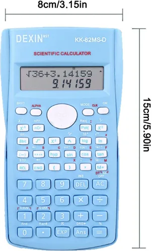 Vista 2 de Calculadoras científicas de escritorio, calculadoras científicas para estudiantes, calculadora científica de 240 funciones, 2 líneas, 10+2 dígitos