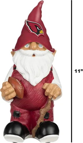 Vista 4 de NFL Resin 11.5" Team Logo Outdoor Garden Statue Gnome