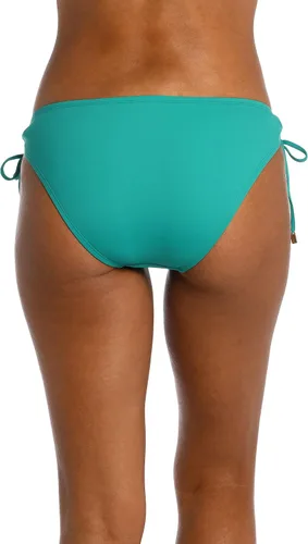 Vista 2 de La Blanca Traje de baño estilo hipster con lazo lateral para mujer