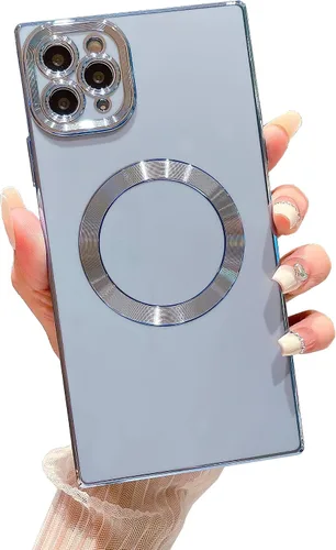 Vista 107 de Owncase Funda Magnética para iPhone 11, (Compatible con MagSafe) (Protección Completa de Lente de Cámara) (Esquinas Reforzadas) Funda Parachoques