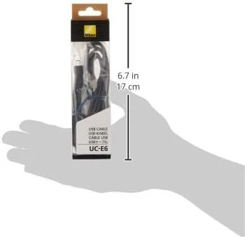 Vista 2 de Nikon Cable USB 25604 UC-E6, 4.5 pies