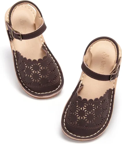 Vista 57 de THEE BRON Sandalias cómodas para niñas, zapatos para niños, sandalias rellenas