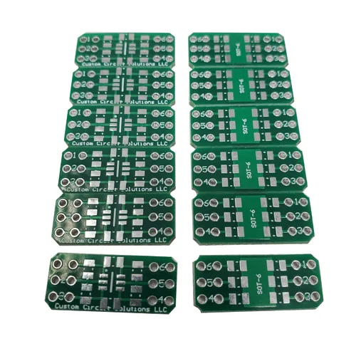 Vista 7 de Soluciones de Circuito Personalizado – Módulo de PCB de Separación SMD a DIP, 4-Pino, Adaptador de Cabezal de D2PAK (DPAK) a DIP con Resistencia SMT