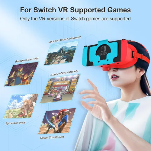 Vista 7 de Upgraded VR Headset Orange&Blue