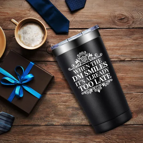Vista 4 de Regalos de Dungeons and Dragons - Regalos para Dungeon Master - Regalo de Navidad para Dungeon Master D&d Dnd Dm Rpg Fans - Vaso Dnd de 20oz