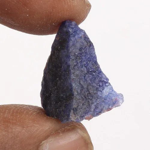 Vista 3 de GEMHUB Cristal curativo de zafiro azul crudo de 13.50 quilates, cristal de zafiro áspero, piedra preciosa natural suelta FD-350, Gema, azul
