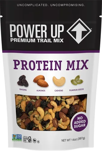 Vista 20 de Power Up Mega Omega Trail Mix Gourmet Nut - Bolsa de mezcla de frutos secos, 14 onzas