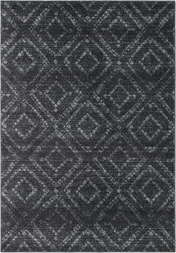Vista 50 de SAFAVIEH Colección Adirondack Alfombra Decorativa - 2'6" x 4', Negro y Marfil, Diseño Moderno Desgastado, No Desprende Pelusa y Fácil Cuidado, Ideal