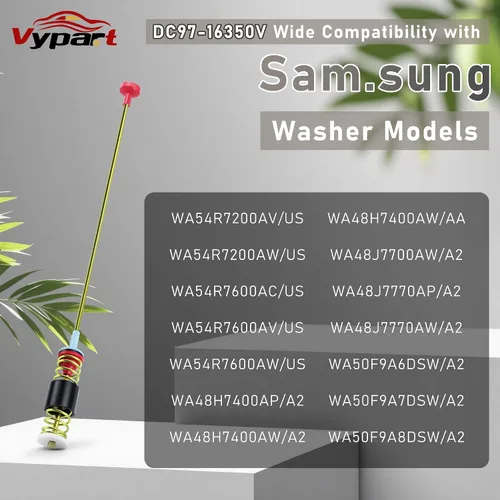Vista 5 de WA54R7600AC/US WA54R7200AW/US Varillas de suspensión para Sam-sung WA54R7200AV/US WA54R7600AW/US WA54R7600AV/US, reemplaza DC97-16350V DC97-16350Y