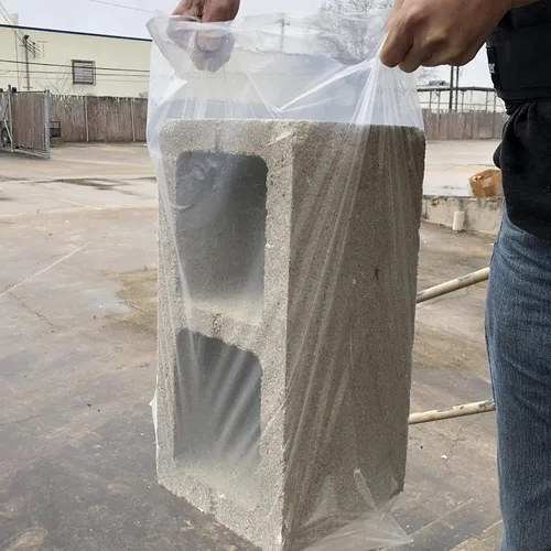 Vista 3 de Allgala Bolsas de empaquetado plásticas abiertas gruesas resistentes del PE de 3 mil/claro - bolso 18x24-100