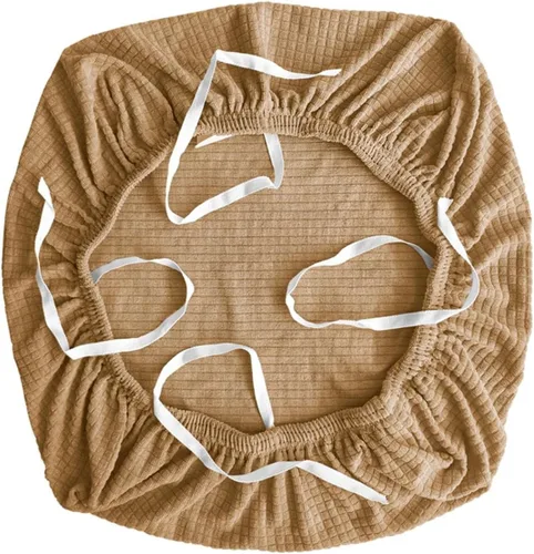 Vista 12 de Sunnyway Funda elástica para asiento de silla de oficina, funda elástica para silla con correas de amarre, funda para silla de comedor, lavable a