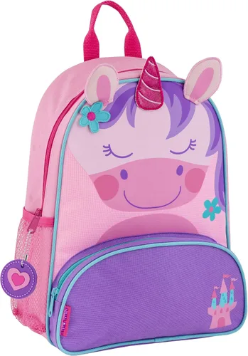 Vista 2 de Stephen Joseph Mochila de unicornio para niñas y almuerzo Rosado 3T 4T 5T 6X Viajar